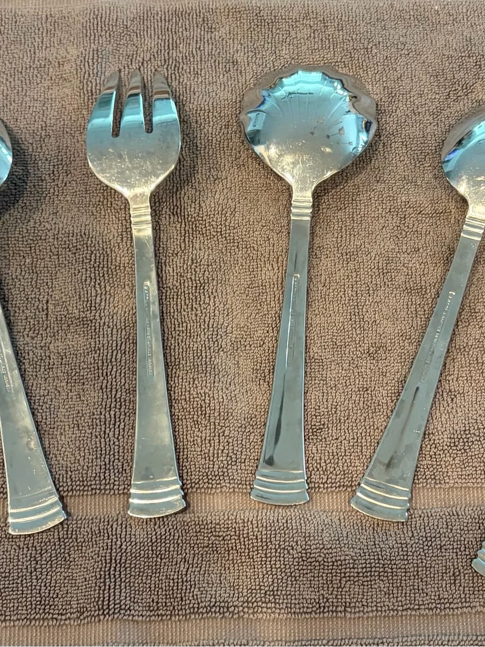 Reed & Barton 18/10 Stainless HOLBROOK HATHAWAY Flatware Server 6 Pieces NH3-121